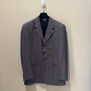 Zanetti Charcoal Men's Sport Coat